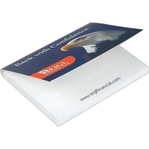 Post-it (r) Brand - 50 Sheet White 3" X 4" Note Pad With Cover, 1-4 Color