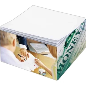 Post-it (r) Brand - Notes Half-cube 2 3/4" X 2 3/4" X 1 3/8", 4 Color With 4 Designs