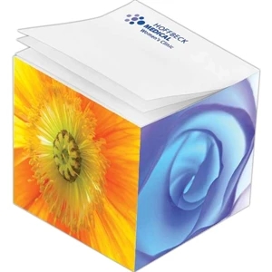 Post-it (r) Brand - 1 Spot Color - Notes Full Cube 2 3/4" X 2 3/4" X 2 3/4", 1 Design Side Printed