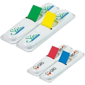Post-it (r) - Designer 2 Flag Dispenser With 70 1/2" Flags, 2 Color Imprint