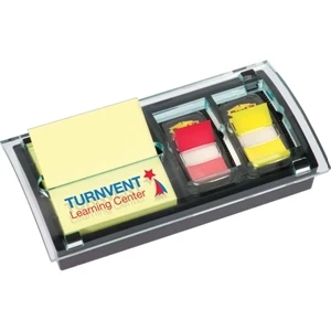 Post-it (r) Brand - 1 Spot Color - Pop Up Note Desktop Dispenser With Red And Blue Flag Dispensers