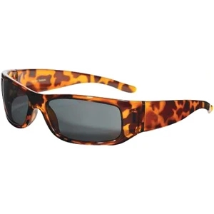 Tortoiseshell Frame - Clear Lenses - Safety Eyewear With Lightweight Wrap-around Design