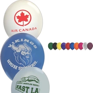 9" - Crystal Latex Balloon Is A Green Product; Helium Quality, 100% Biodegradable