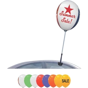 Custom Imprinted 1 Panel - Balloon Ball, 24". No Helium Required. Made Of Heavy-duty Vinyl