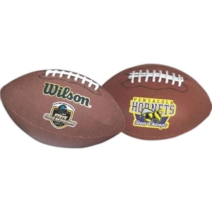 Wilson (r) - Premium Composite Leather Full Size Football; 14" With A Full Color Process Imprint