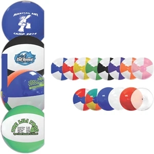 Multi-colored - Beach Ball Available In A Variety Of Colors And Features An Air-catch Valve