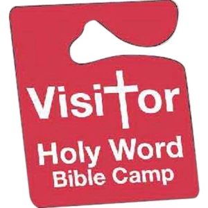 Full Color Front - 2 1/2" X 3" - Temporary Hanging Parking Permit For Short-term Or Single Use Events