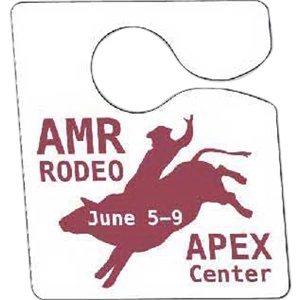 Full Color Front - 3" X 3 1/2" - Temporary Hanging Parking Permit For Short-term Or Single Use Events