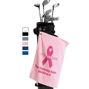 Specialty Printed-colors - Medium Weight Hemmed Color Golf Towel, 16" X 25"