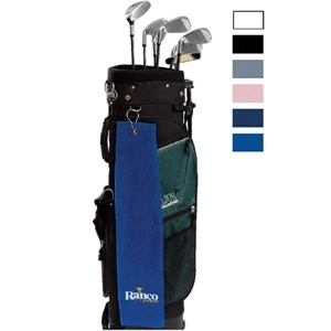 Specialty Printed-colors - Mid-weight, Hemmed Velour Golf Towel. 16" X 25"