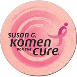 One Color Imprint - Round - Emery Board, Custom Shapes To Meet Any Budget