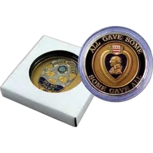 Clear Acrylic Challenge Coin Capsule