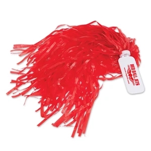 Red - Our Pom Poms Are A Fun Way To Get Your Logo Noticed. Great For Schools & Events