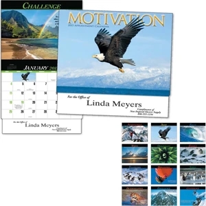 Motivation - Thirteen Month Appointment Calendar With Photos And Motivational Words