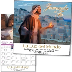 Jornada De Fe - Thirteen Month Bilingual Appointment Calendar With Holy Days And Bible Verses