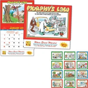 Murphy's Law - Thirteen Month Appointment Calendar With Humorous Illustrations
