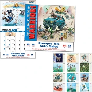 Weekend Warriors (tm) - Thirteen Month Appointment Calendar With Humorous Sporting Images Of Gary Patterson