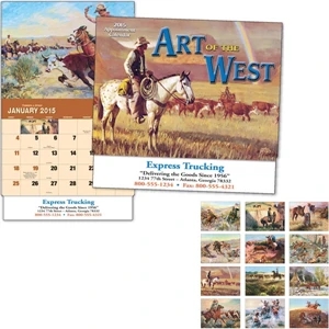 Art Of The West - Thirteen Month Appointment Calendar With Colorful Paintings