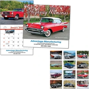 Highway Memories - Thirteen Month Appointment Calendar With Classic Car Photos