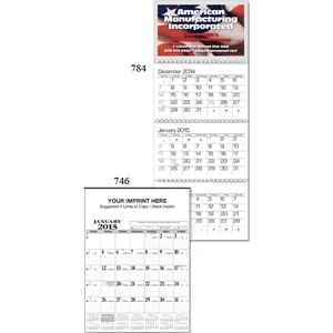 Quarterly Planner Business Calendar With Previous, Current And Subsequent Months
