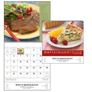 Spiral 13-month 2015 Calendar With Pictures That Look So Good You Can Almost Taste Them