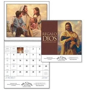 Spanish Version, 2015, 12-month, Calendar With Funeral Pre-planning Form