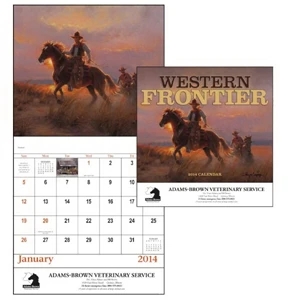 Stapled, 13-month 2015 Calendar With Art Designs Of The West By Wayne Cooper