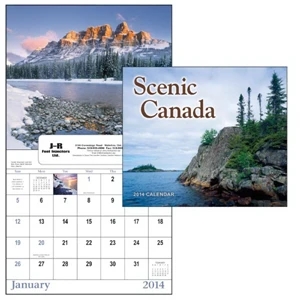 Scenic Canada - 13-month Scenic 2015 Window Calendar With Canadian Landscapes