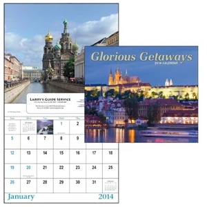 13-month Scenic Window 2015 Calendar With Exotic Locations From Around The World