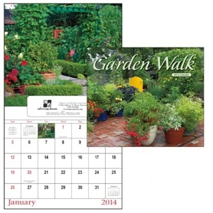 13-month 2015 Window Appointment Calendar With Eye-catching Garden Images