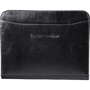 Renaissance - Italian Style Leather Writing Pad With Interior Organizer With Gusseted File Pocket