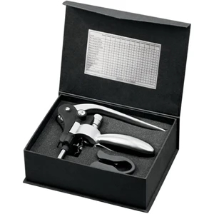 Wine Companion - Wine Gift Set Includes A Wine Opener, Foil Cutter And Vintage Wine Guide