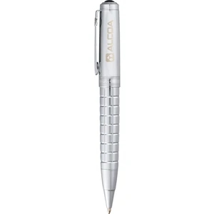 Cutter & Buck (r) Facet - Brass Cap And Barrel With Silver Plating Twist Pen