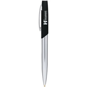 Geneva - Twist Action Ballpoint Pen, With Brass Barrel And Black Ballpoint Ink Cartridge
