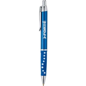 Newport Click - Aluminum Click Action Pen. Standard Black Ballpoint Ink Cartridge
