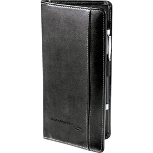 Metropolitan - Black Premier Leather Travel Wallet With An Open Front Pocket And Interior Pocket