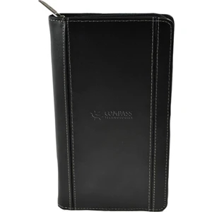 Metropolitan - Black Premier Leather Deluxe Travel Wallet With A Removable Passport Holder