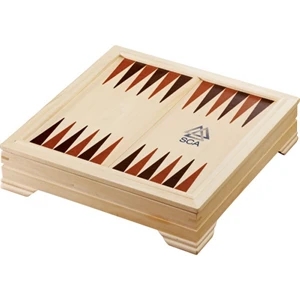 Lifestyle - Wooden 7-in-1 Desktop Game Set With Dominoes, A Deck Of Cards, Dice, And More