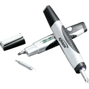Workmate (tm) - Built-in Level And Pen Light That Also Works As A Screwdriver