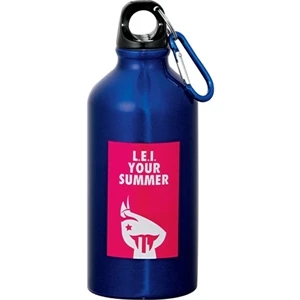 Phoenix - Aluminum Bottle With Screw On Lid With Matching Carabiner, 17 Oz