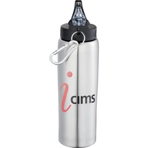 Expedition (r) - Stainless Steel 24 Oz Bottle With Flip Top Lid. Straw Detaches For Easy Cleaning
