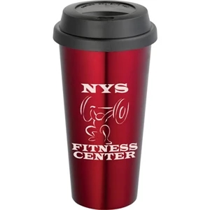 Flash - 17 Oz Tumbler. Double-wall Construction Using Stainless Steel And Plastic Liner