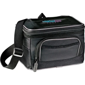New Connections - Collapsible Six-can Cooler Made Of 420 Denier Ripstopnd 600 Denier Polycanvas