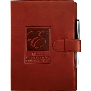 Dovana Journalbooks (r) Pedova (tm) - Large Bound Journal With Tab And Loop Closure