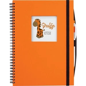 Frame Journalbooks (r) - Large Chipboard Journal With Square Die-cut Window