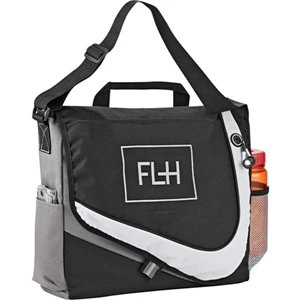 Racer - 600d Polycanvas Messenger Bag. Media Storage With Headphone Port