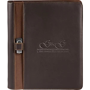 Stratford - Ultrahyde Writing Pad. Pen Loop And Usb Flash Drive Holder On Interior Organizer