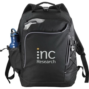 Summit (r) - Black Computer Backpack Made Of 600d Polycanvas And Furong