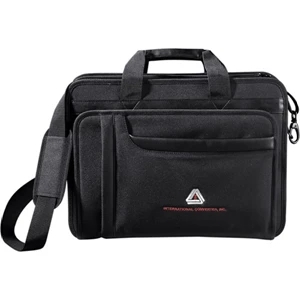 Paragon - 600d Polycanvas Computer Attache With Rear Accordion File Divider