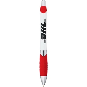 Scripto (r) Scroll - Pro-grip Comfort Ballpoint Pen With Click Action Mechanism
